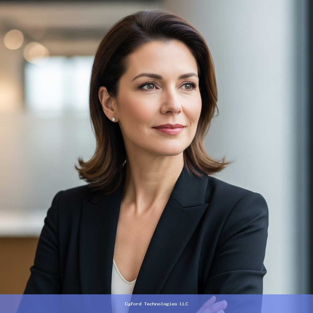 professional headshot of female tech ceo